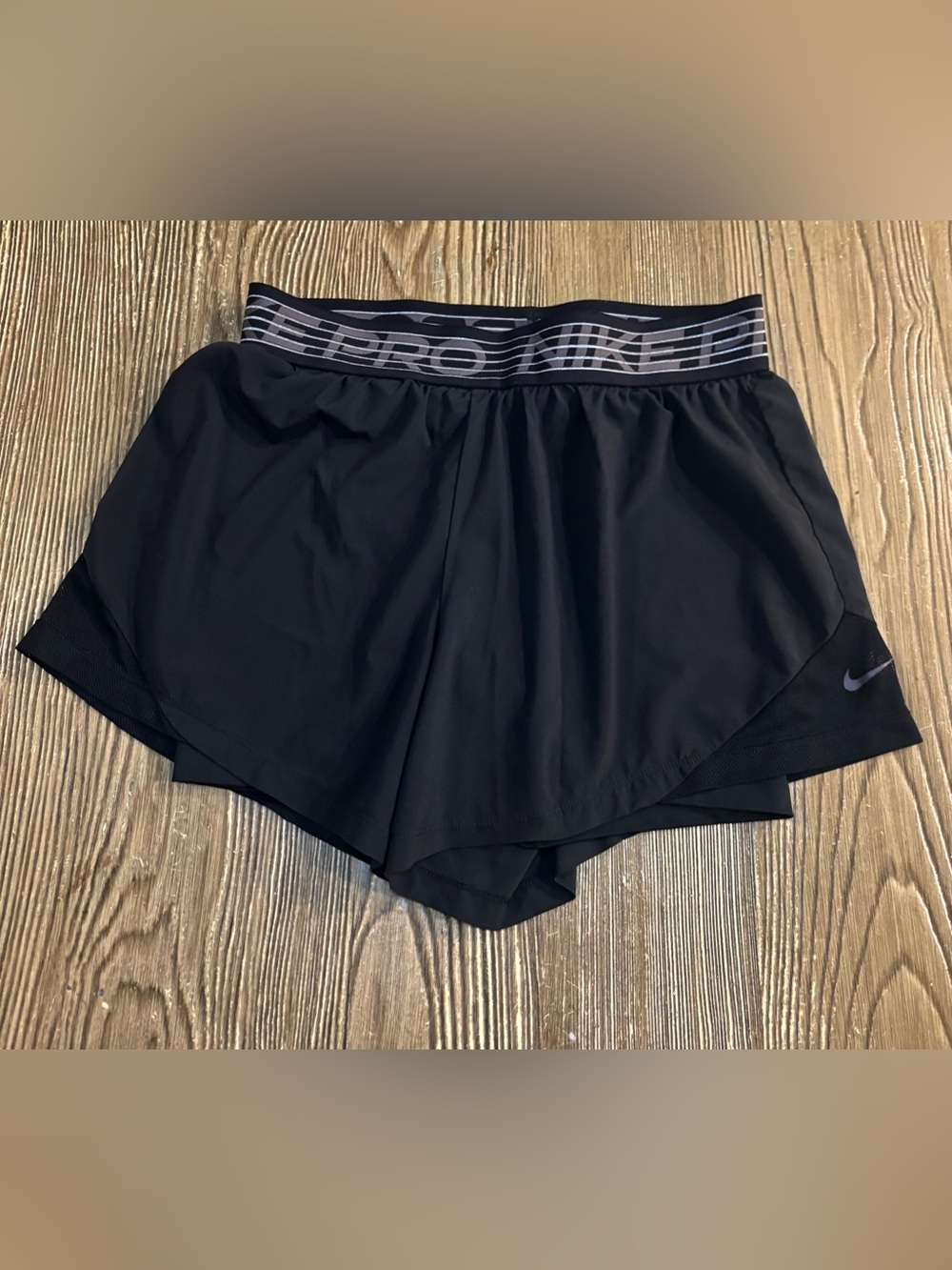 Nike Pro Dri-FIT Black Running Training Shorts Women’s Size M